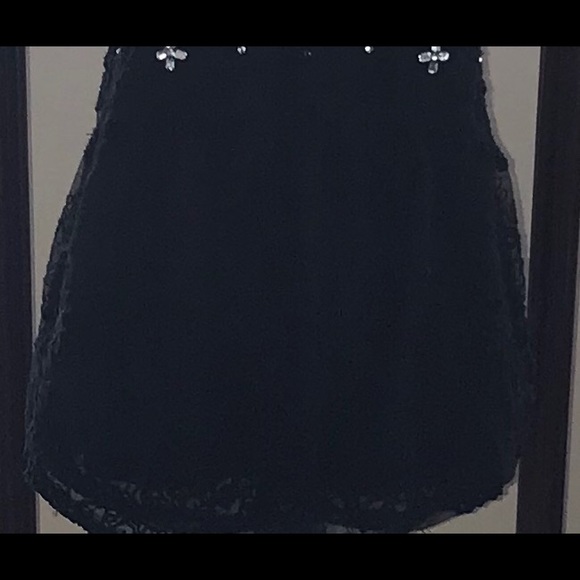 Candie’s Black Lace Tank - Picture 6 of 8